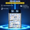 VEVOR Commercial Refrigerator, 27.5 Cu.Ft Upright Refrigerator, 48" Side Side Freezer, Stainless Steel Merchandiser Refrigerators with Dual Temperatur