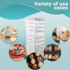 Roll of 50 Disposable Bun Rack Covers 52 x 80. Bread Rack Covers 52x80. Thickness 0.7 mil. Low Density Polyethylene Covers for Bakeries; Food Industry