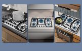 AM0501S Amdievc 5 Burner Gas Cooktop 30 inch with Thermocouple Protection, Stainless Steel Gas Stove Top for Kitchen, Natural Gas/Propane Gas Converti