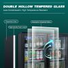 ORIKOOL Beverage Refrigerators Cooler, 35 inch 2 Glass Door Back Bar, 320 Cans Commercial Display Bar Fridge for Beer Wine and Drink 7.4 Cu.Ft
