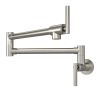 Traditional Wall Mount Stove Swing Arm Folding 2 Handles 360¬∞Rotation Dual Joints Pot Filler Kitchen Faucet with ABS Faucet Aerator