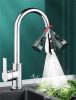Multi Functional Kitchen Faucet Replacement Parts Pull Nozzle Shower Flow Dual-Mode Work Four Processes
