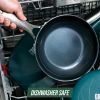 12-Piece Toxin-Free Ceramic Nonstick Pots and Pans Cookware Set, Dishwasher Safe